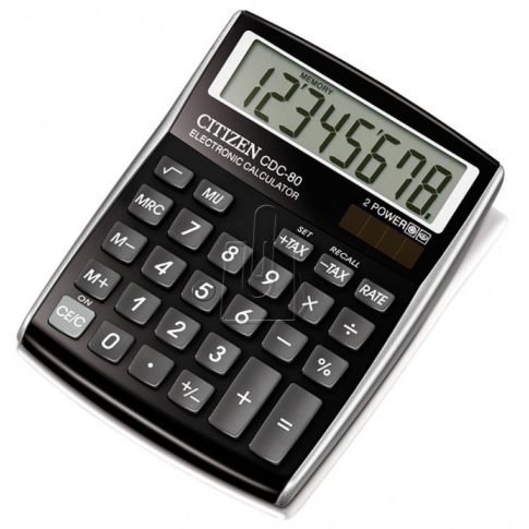 KALKULATOR CITIZEN CDC-80 BKWB